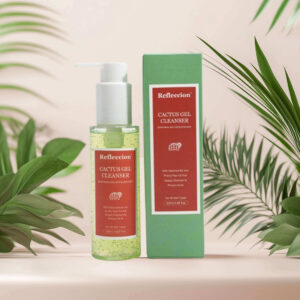Cactus Gel Facial Cleanser-Deeply Hydrating and Nourishing For Sensitive Skin Types-With Hydrating Prickly Pear Oil & Niacinamide-Anti Aging Formula Fights Acne-Tightens Pores.