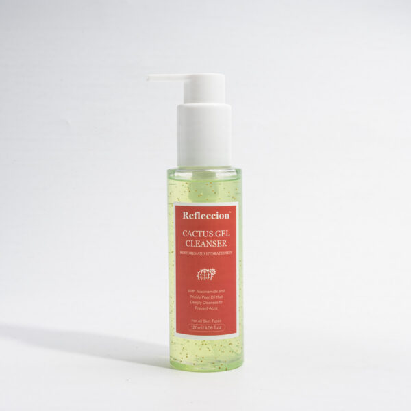 Cactus Gel Facial Cleanser-Deeply Hydrating and Nourishing For Sensitive Skin Types-With Hydrating Prickly Pear Oil & Niacinamide-Anti Aging Formula Fights Acne-Tightens Pores. - Image 6